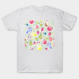 Watercolor Fruits T-Shirt